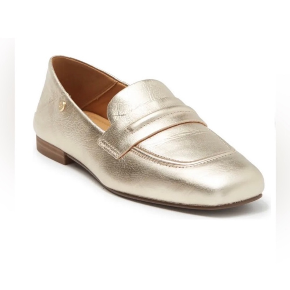 🔼 UGG Janaya Women’s Gold Leather Loafers - Picture 4 of 9